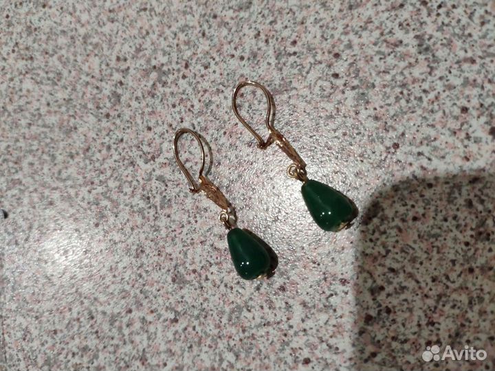 Золотые серьги Новые