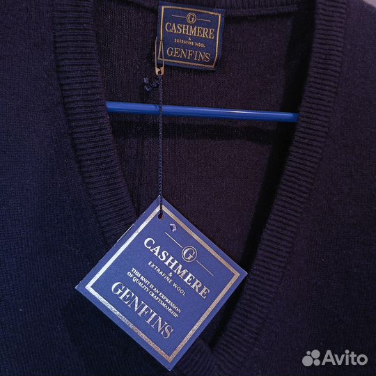 Пуловер новый мужской 50-52 кашемир