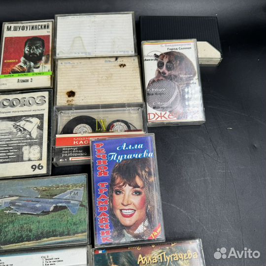 Кассеты магнитофонные одним лотом 18 шт СССР