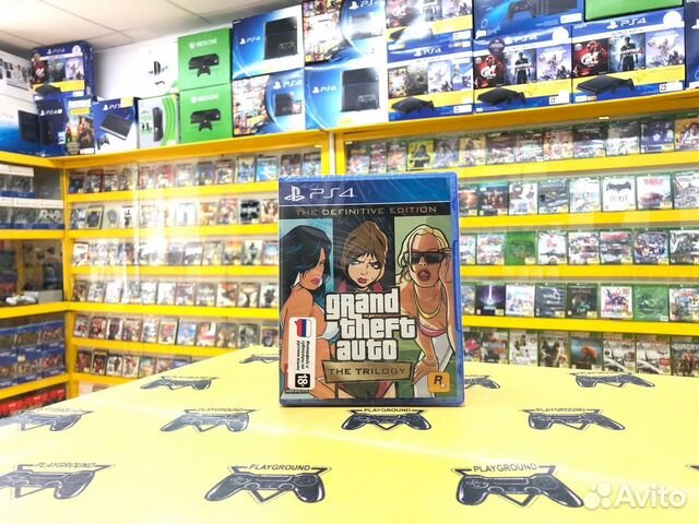 GTA The Trilogy Definitive Edition PS4 Новый Диск