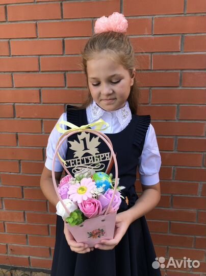 Букет из мыльных цветов