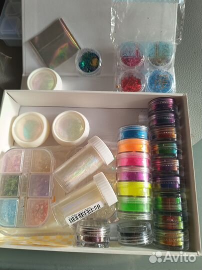 Втирки и хлопья для маникюра