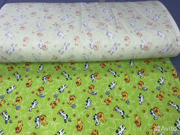 Отрез ткань Фланель без Брака Х/Б