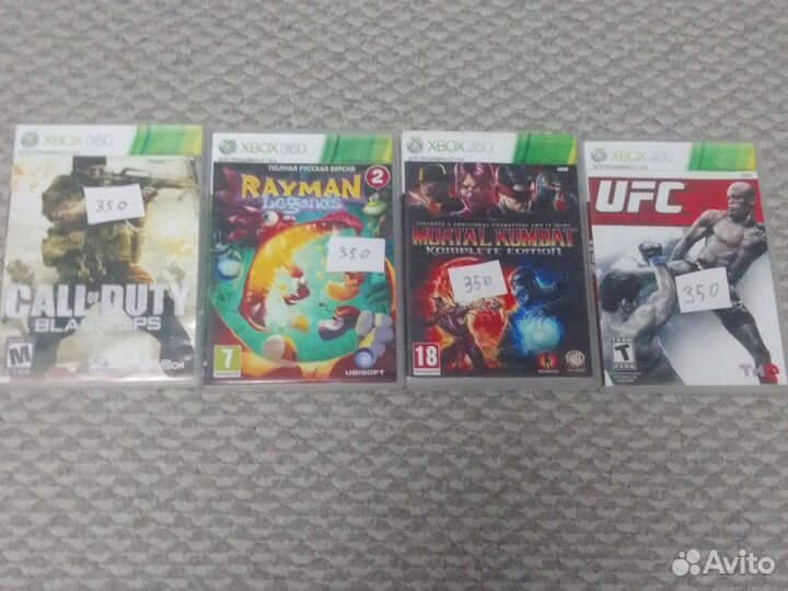 Оригинальные и прошитые диски на Xbox 360