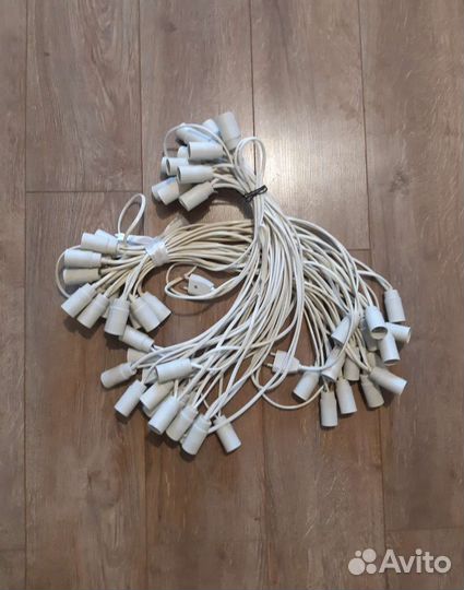 Ретро гирлянды белые для свадеб