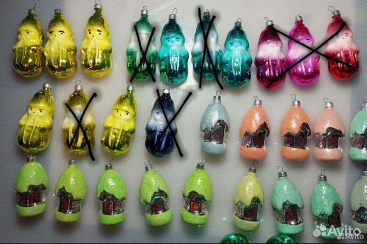 Комплект Новые Ёлочные игрушки 2000 года