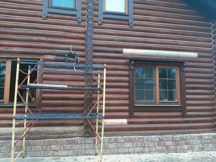 Замена бревна