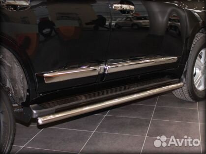 Обвод штатных порогов d-53 Toyota Land Cruiser 200