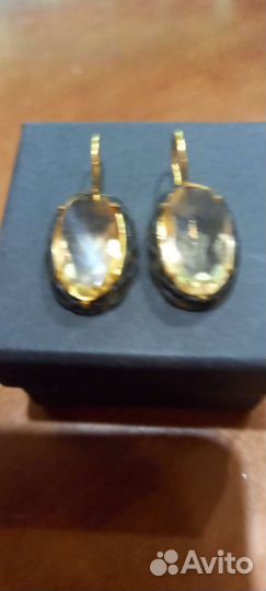 Серьги серебро 875 пр СССР