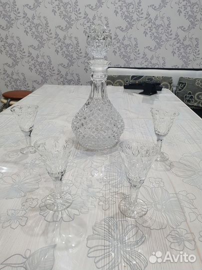 Графин хрустальный Bohemia Чехословакия