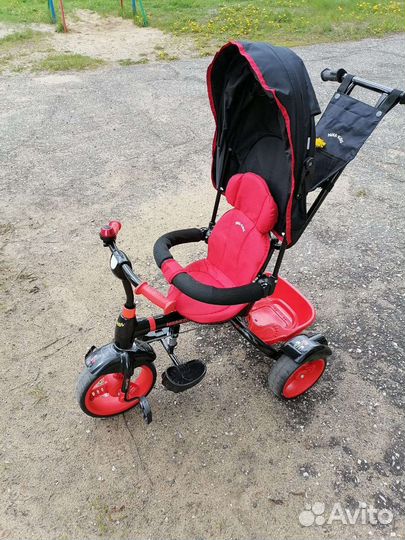 Детский велосипед вд4/1 черный с красным NikaKids