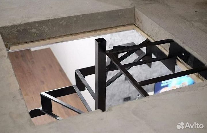 Изготовление лестниц из металлокаркаса межэтажная