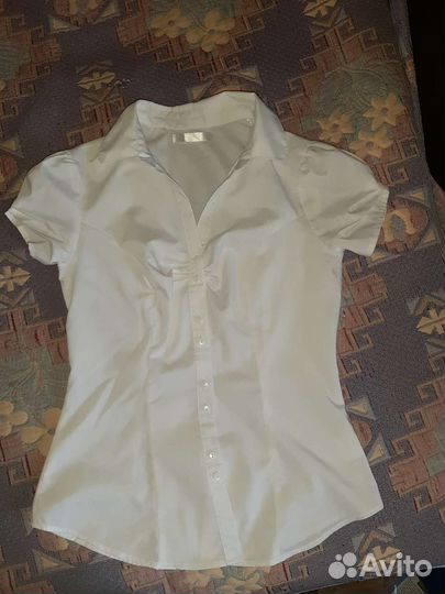 Пакет белых летних вещей размера xs-s