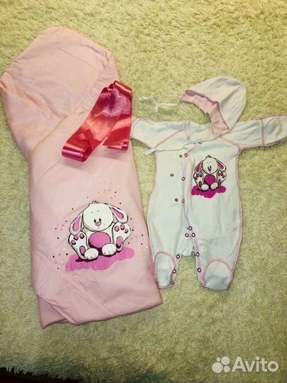 Конверт на выписку для девочки весна