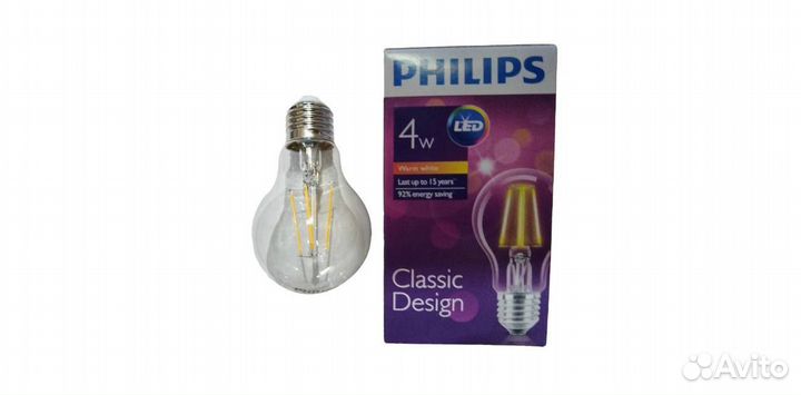 Светодиодные лампы E27 Philips (Тёплые и Холодные)