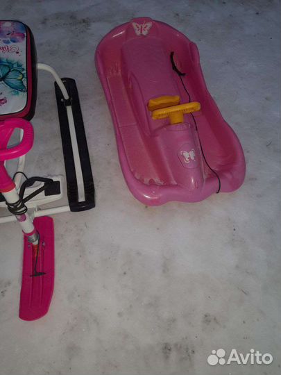 Санки, снегокат, тюбинг