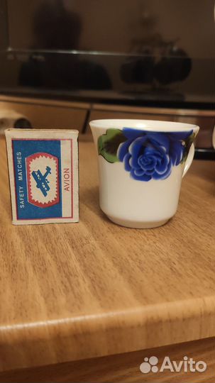 Набор кофейных чашек на подставке новый