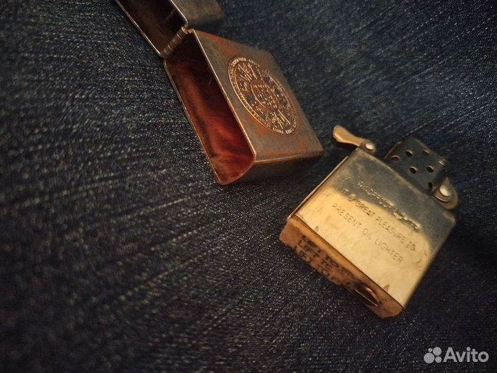 Зажигалка zippo медная