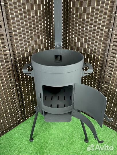 Печь с зольником для казана 16 литров