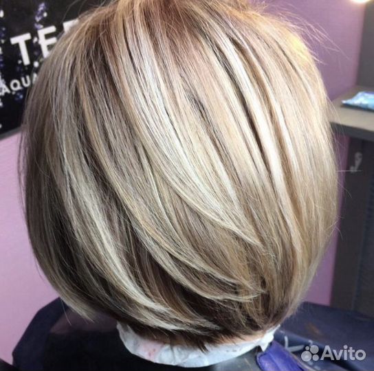 Окрашивание волос, стрижка