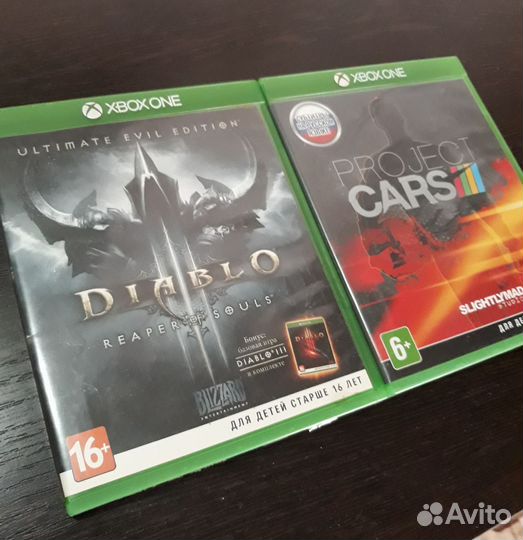 2 игры для xbox one