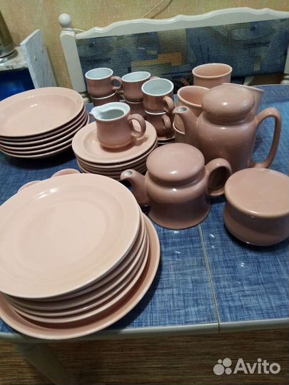 Большой керам. набор СССР, супница, кон-ца, сах-ца