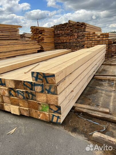 Брус обрезной 100х150х6000 мм цена за штуку Артикул B1268