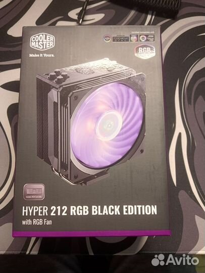 Кулер для процессора Cooler Master hyper 212 rgb