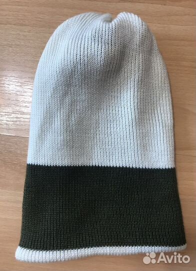 Мужская шапка(хамелеон) вязаная теплая