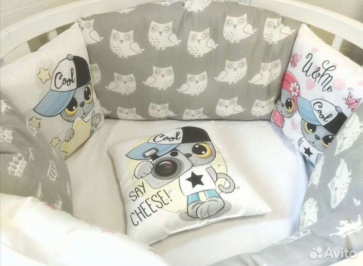 Комплект в детскую кроватку бортики