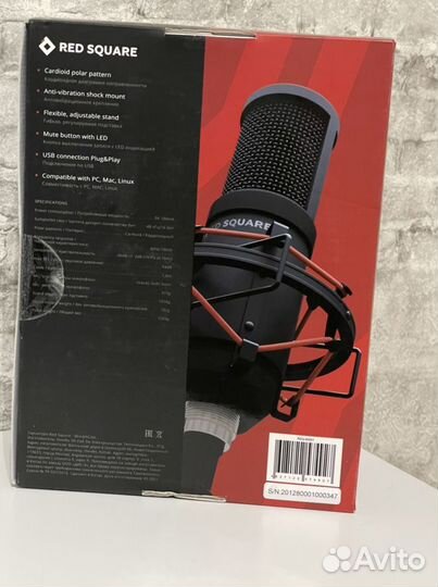 Студийный микрофон Red Square StreamCast