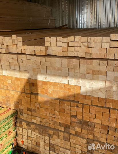 Доска обрезная 40х200х6000мм