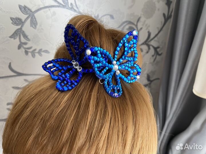 Украшение на пучок для художественной гимнастики