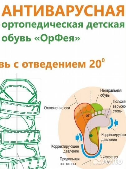 Антиварусные р-р 30 (20,5) сандали Орфея