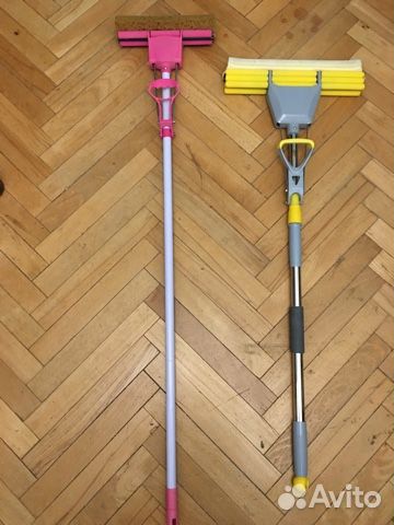 Швабры с отжимом и сменной насадкой