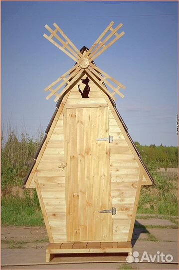Уличный туалет домик с установкой PBA