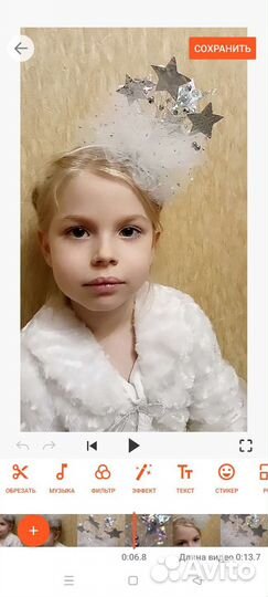 Новогодний ободок 