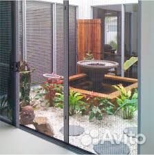 Оконная москитная сетка Плиссе