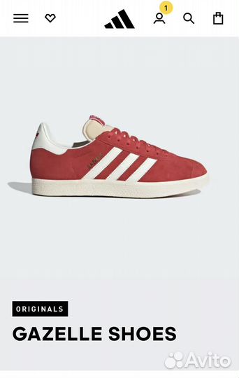 Кеды gazelle adidas Originals 38р оригинал