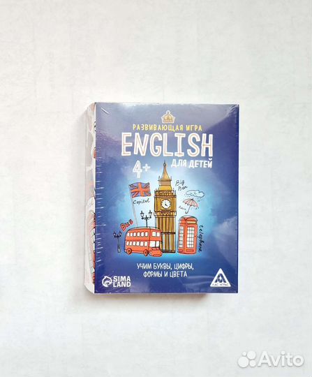 Настольная развивающая игра «English для детей»