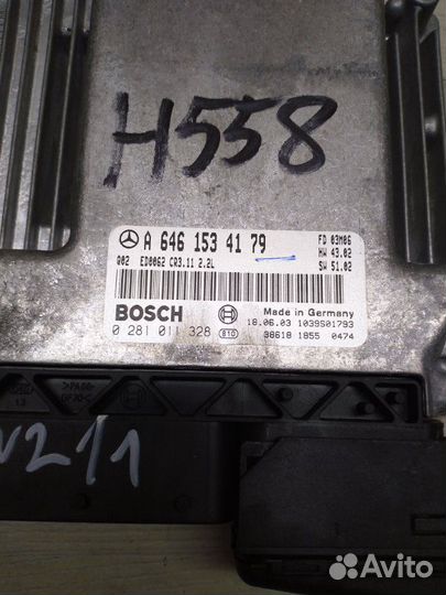 Эбу мозги Mercedes E-Class W211 ом646.961 2003