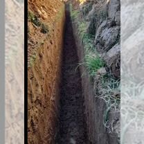 Копка траншей в ручную, Столбовая