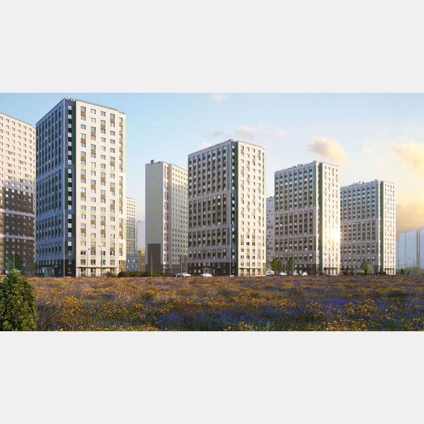 1-к. квартира, 30,6 м², 22/25 эт.