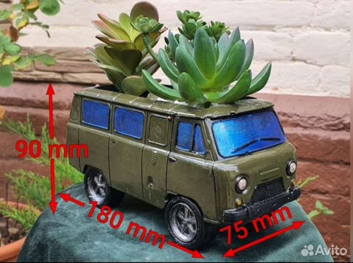 Кашпо УАЗ буханочка