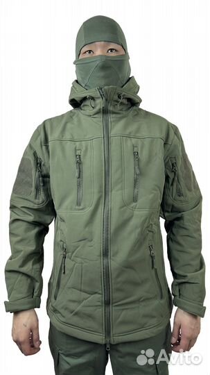 Бушл.SoftShell esdy деми (Зеленый мох, L)lзеленый