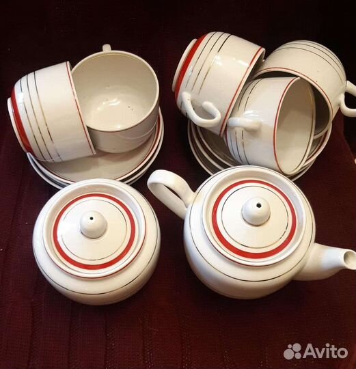 Чайный сервиз вербилки СССР