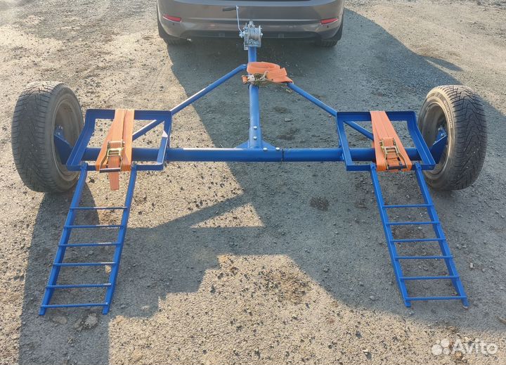 Прицеп подкат эвакуатор жёсткая сцепка