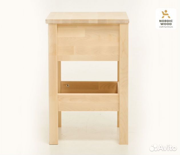 Тумба прикроватная с ящиком из массива