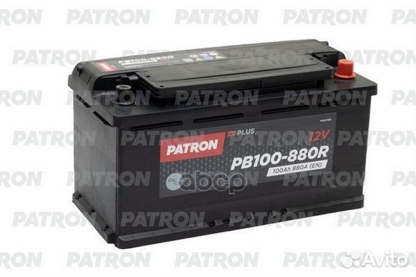 Аккумуляторная батарея 100Ah patron plus 12V 10