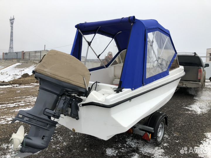 Лодка пластиковая Обь 43 FD производ RiverBoat